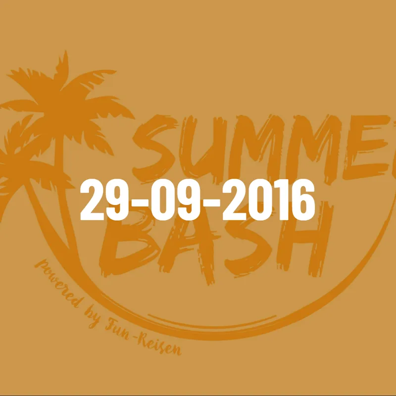Oprichting - 2016 - Begin - Summer Bash Jongerenreizen