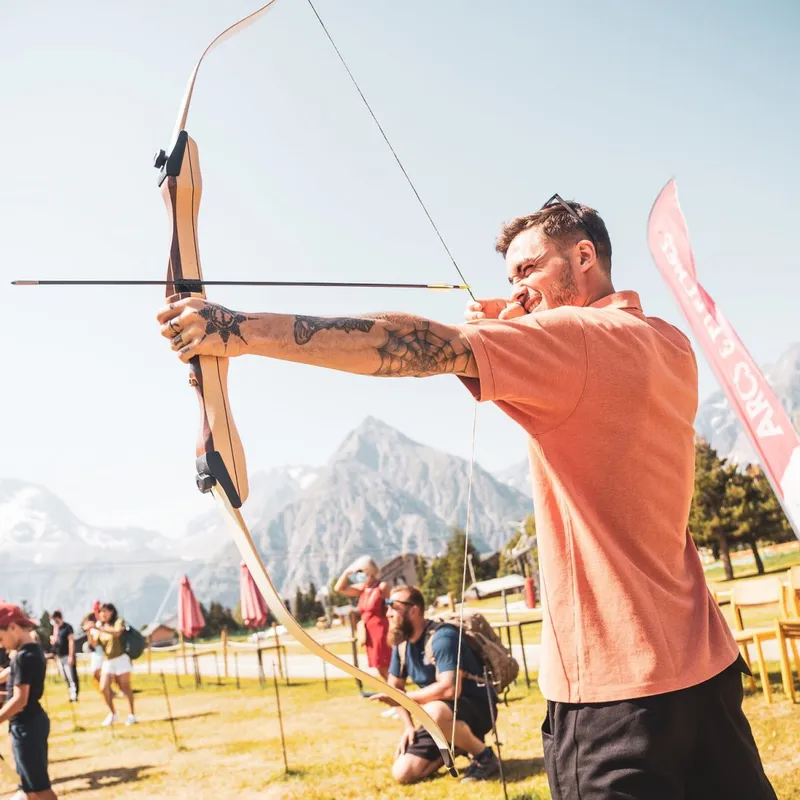 excursie - archery - les deux alpes - jeugd - buitenland