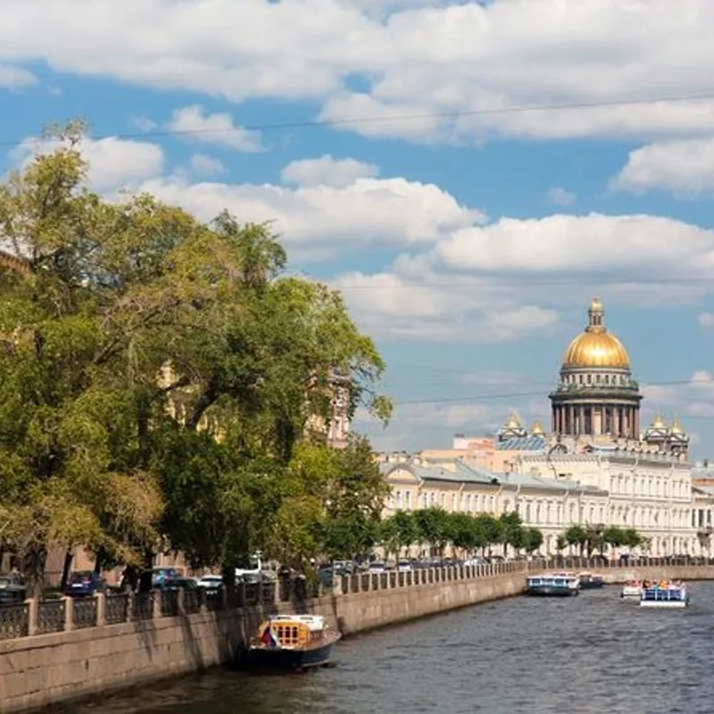 excursie - Boot rondvaart - rusland - jongeren - travel