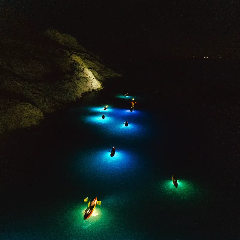 GLOW IN THE DARK KAYAK