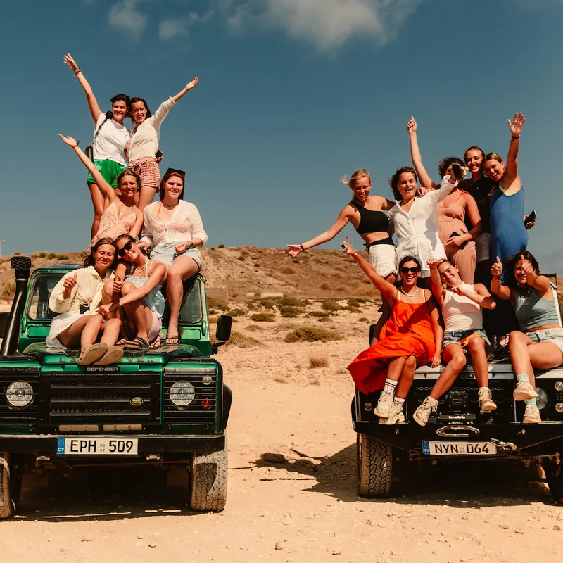 excursie - summer bash - cyprus - ayia napa - jeep safari - jongeren - reis
