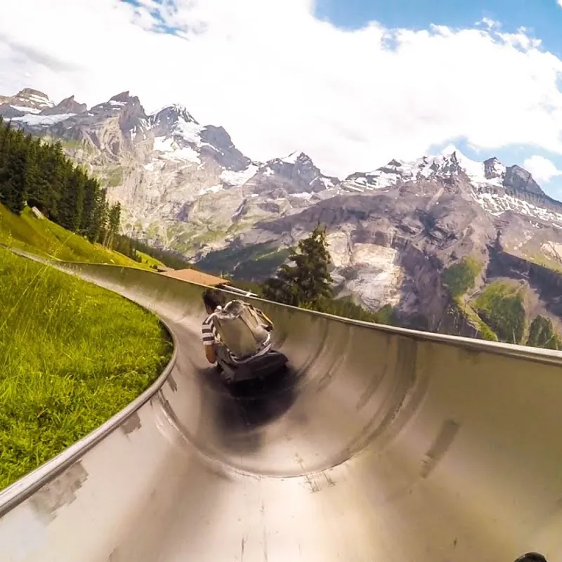 excursie - Tobbogan Run - Les deux alpes - jeugd - travel