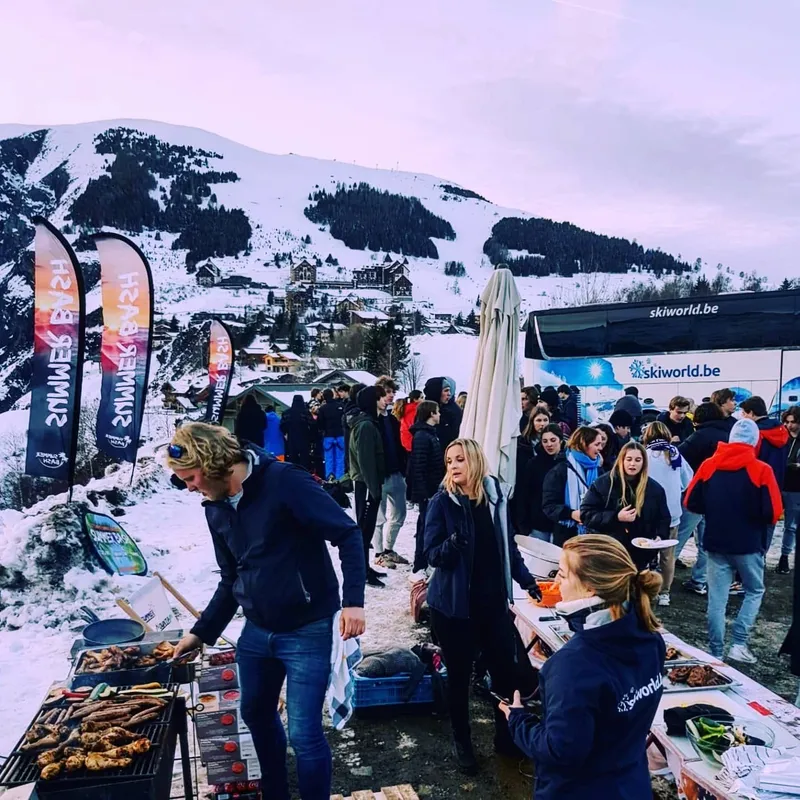 excursie - bbq - les deux alpes - jeugd - buitenland