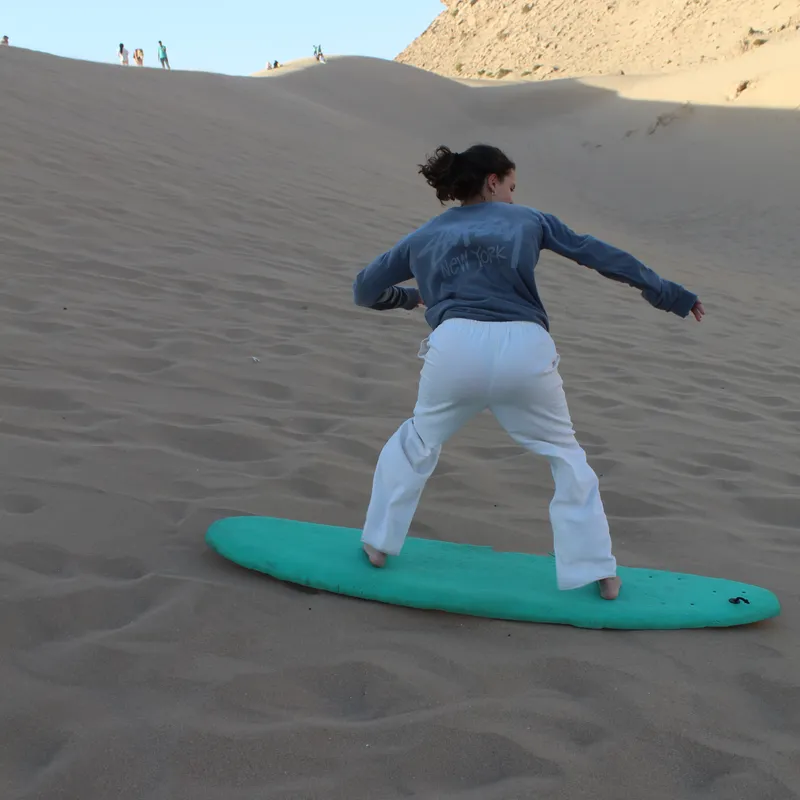 excursie - sandboarden - marokko - jeugd - buitenland