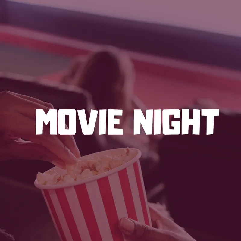 movie night - reisrebbels - skivakantie