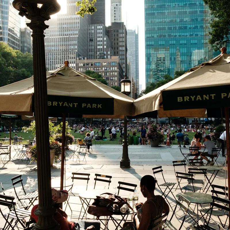 excursie - bryant park - new york - studenten - travel