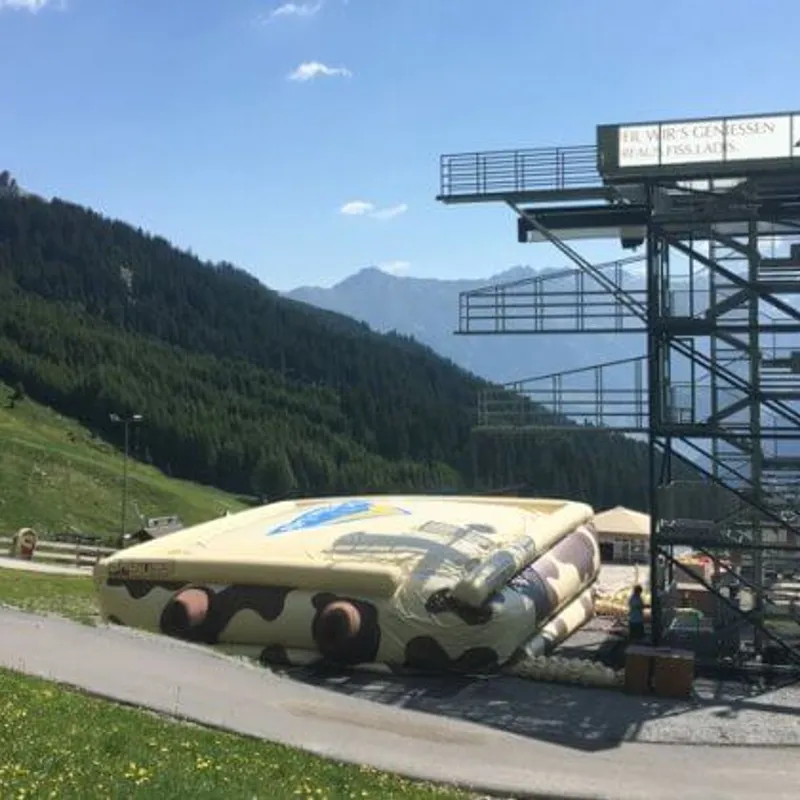 excursie - freedrop airbag - Les deux alpes - jeugd - travel